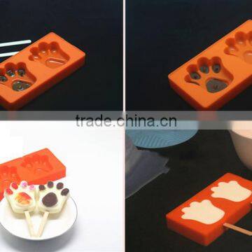 Classic 3 Pieces Silicone Easy Cream Mini Ice Cream Bar Mold photo-6