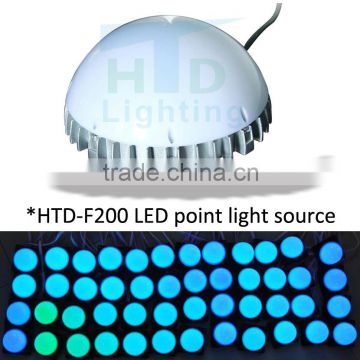 big cutout 100 120 diameter led pixel point light waterproof ip66