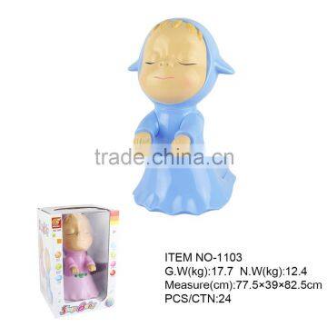 Chuangfa toys--Battery operated sleeping baby with light & music