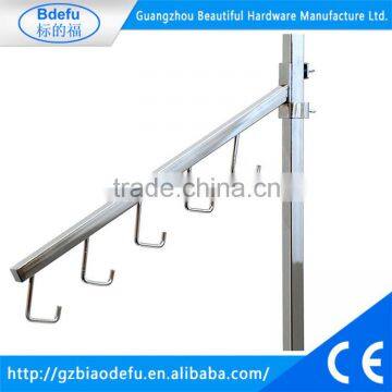 Shopfitting Manufacturer Crossbar Hanging Display Metal Hook Crossbar Handbag Hook