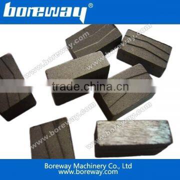 China manufacturer supply V shape diamond segments for granite cutting