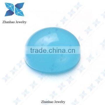 New product synthetic round blue gems cabochon for jewelry