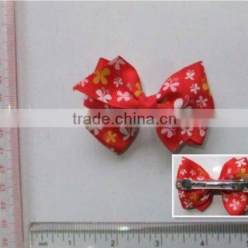 fashion ribbon bow barrette