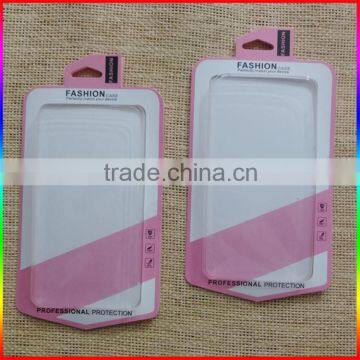 color universal mobile phone case packaging with blister-hanging-card