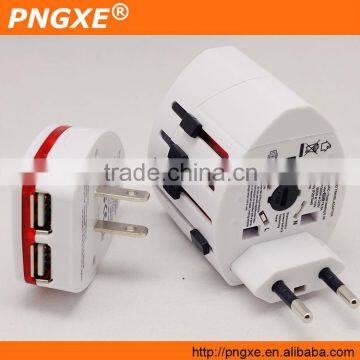 2014 Hot Selling USB Travel Adapte & Multi Plug Sockets with USB charger