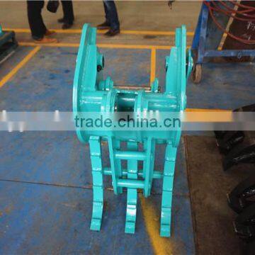 Customized WA500-6 Wheel Loader Log Grapple, Wearable Log Fork for sale