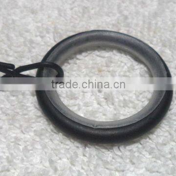 Black Metal Curtain Rings With Hooks