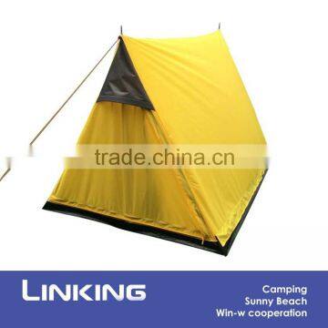 Folding triangle image tent