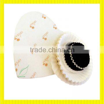 white greaseproof paper made chocolate cushion pad