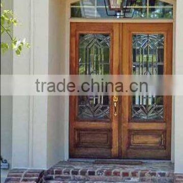 round teak modern wood carving doors