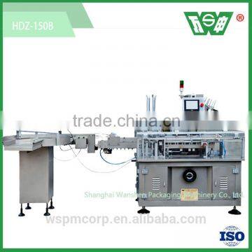 Shanghai Wanshen HDZ 150P Automatic Bottle Packing Machine, insert bottle into carton box