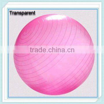 Sports hot sell transparent yoga ball