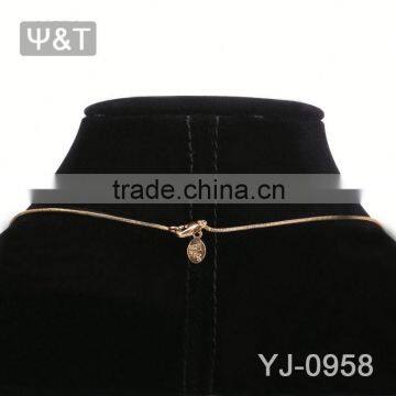 Natural White Rough Diamond Beads us Fashion Silver Plated Big Chunky Chain Dad Pendant Necklace photo-2