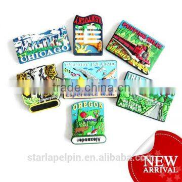 custom blank tourist souvenir 3d fridge magnets