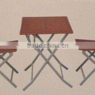 Patio Wicker Folding Table