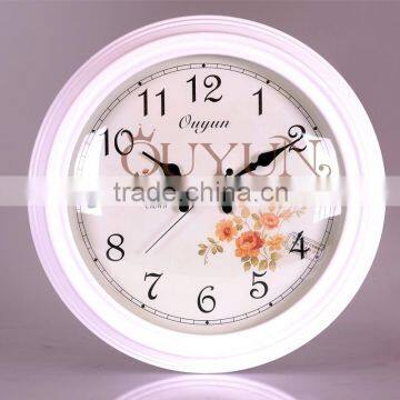 2015 Cheap Round Large Decorative Wall Clocks Vintage For Promotion