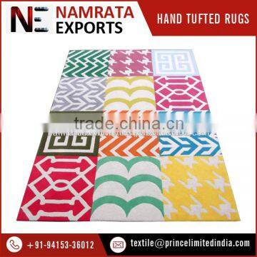 Modern 2016 Design Cut Pile Hand Tufted Wool Carpet