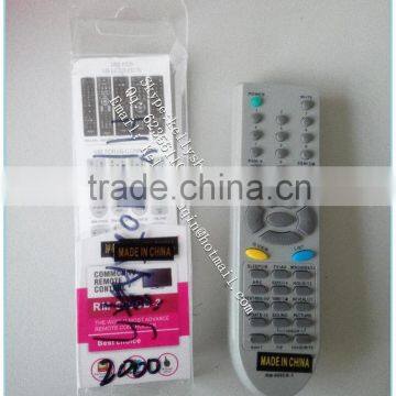 new abs case LCD LED universal remote control unit for LLGG RM-609CB with single blister box package