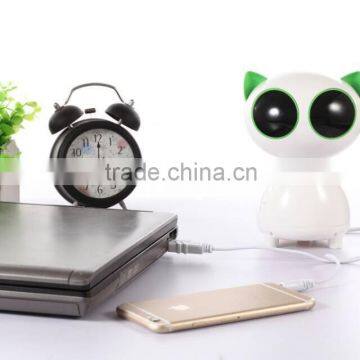 2015 Portable Cute Cat Design Mini Usb Speaker for Computer and Cellphone photo-2