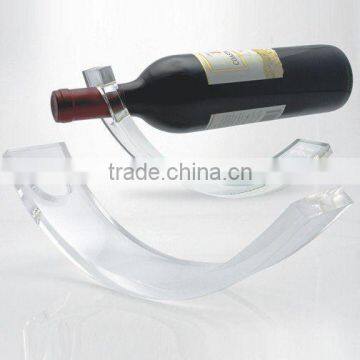 crystal acrylic wine bottle holder/display shelf/rack/stand