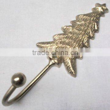 Cast Iron Hooks for clothes with Nickel Plated