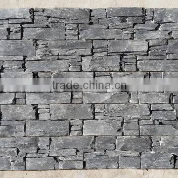 China Natural Slate Panels Charcoal Stone Veneer Saw