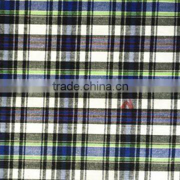 China cheap stock lot yarn dyed fabric