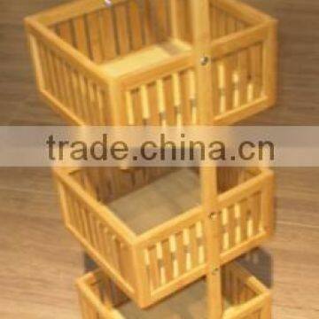 Chinese traditional style bamboo storage basket