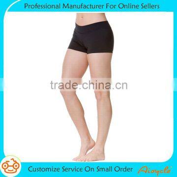 Hot sale dri fit sexy yoga gear compression shorts for women