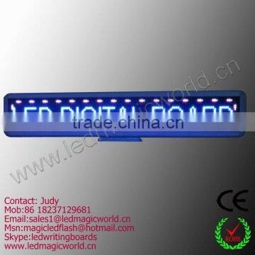 2014 new scrolling flexible oled led car sign