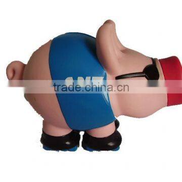 plastic piggy bank