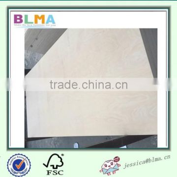 High quality birch veneer faced plywood for making furniture