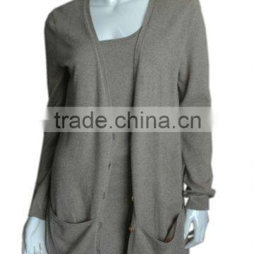 Ladies pure cashmere twin set