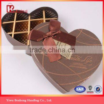 Fashion Brown Pattern Presentation Chocolate Box With Paper Divider