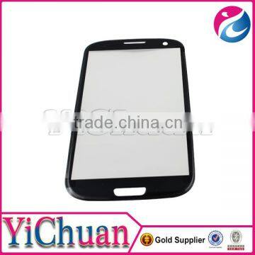 China mobile phone spare parts front glass lens for galaxy s3 i9300