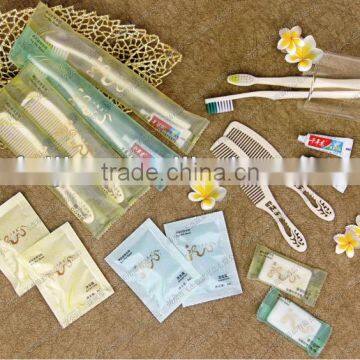 cheap hotel travel disposable kits/amenities with top grade