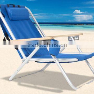 cheap folding deck chairs with backpack