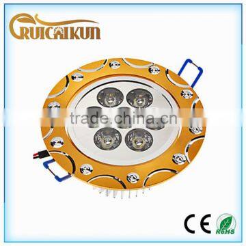 7w led down light ceiling light modern warm white 85-265v