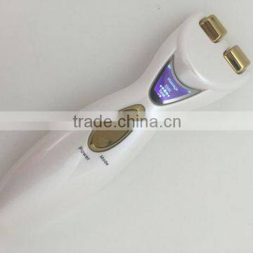 Smart digital LCD diplay Titanium probes EMS facial relax roller