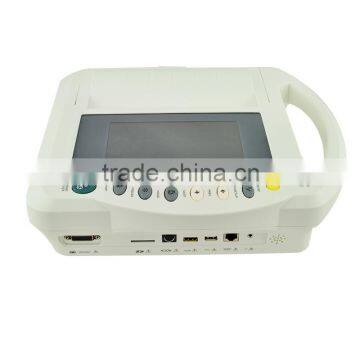 7 Inch Display 12 Lead Resting 12 Channel Electrocardiograph ECG Machine EKG photo-4
