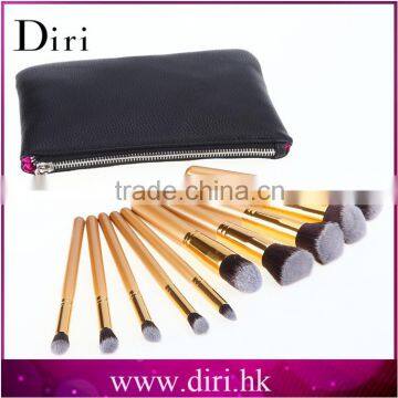Yellow Make up Brushes Set 10 Make up Brushes in Stock Fast Selling Brushes Makeup photo-4
