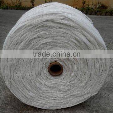 fibrillated pp yarn/polyester sewing threadblue recycled plastic string factory