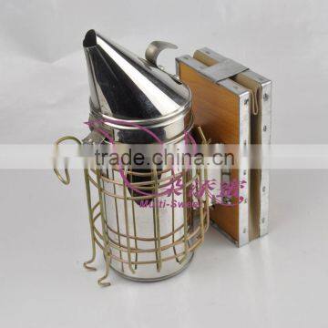 high quality stainless steel beekeeping equipment leathroid bee smoker for sale