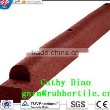 Made in China high quality rubber garden border,recycled rubber landscaping,tree rubber border