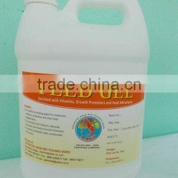 Binder for medicines,vitamins,probiotics for beneficial prawn culture