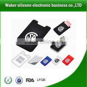 SGS certificate silicone business card holder