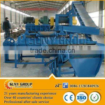 high output waste tyre shredder machine