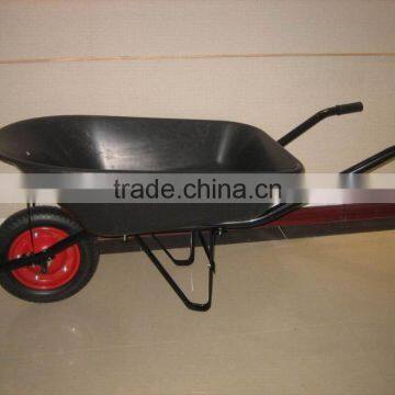 Premium Plastic Wheelbarrow with Solid Wheel for European WB6502