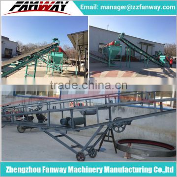 Factory directly price belt conveyor for wood chips and sawdust