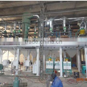 120tons of corn/maize flour mill machine plant